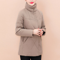 yaloo/雅鹿中老年女冬装婚礼羽绒服中年妈妈装宽松大码喜庆外套BS