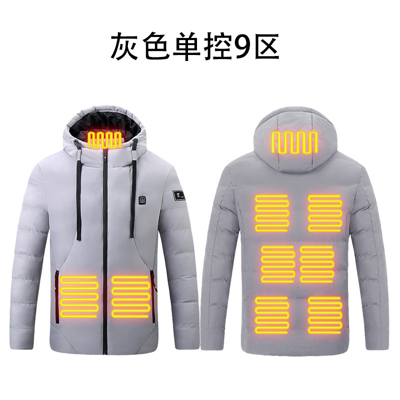 TDUO 秋冬发热智能恒温棉服 I278 件高清大图