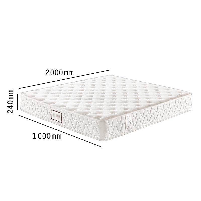 正斌卷包床垫席梦思独立弹簧天然乳胶超软折叠D款/软硬两用[天然乳胶+布袋簧+硬质绵]厚约24cm1000*2000mm高清大图