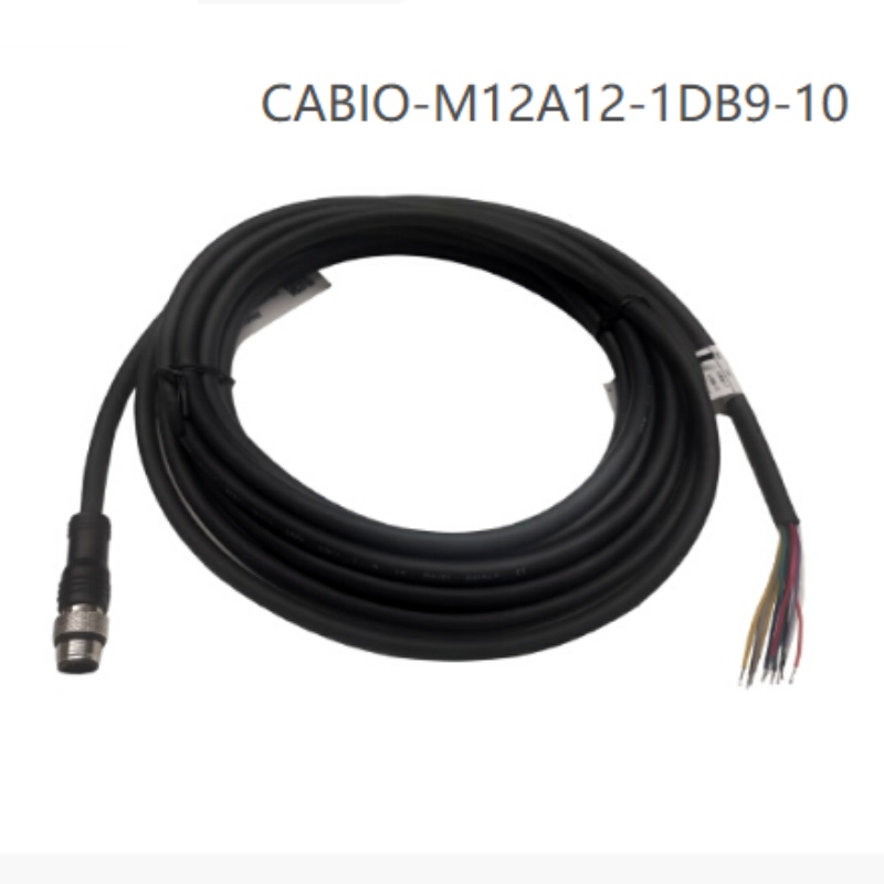 华睿科技 7000系列电源线 CABIO-M12A12-1DB9-10 IO电源线-黑色-10M 不涉及维保
