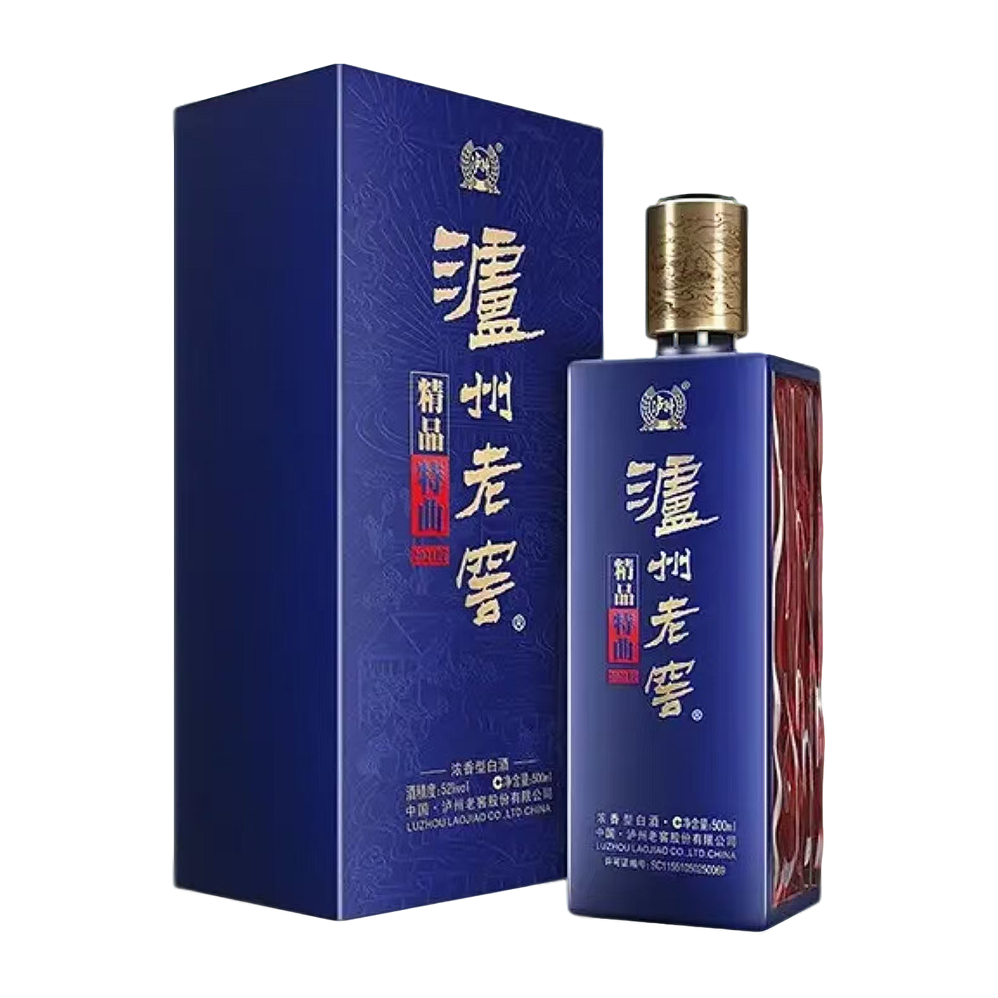 泸州老窖 精品特曲 52度500ml*2 浓香型白酒高清大图