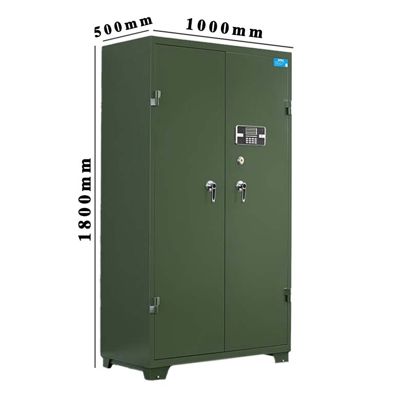 DXBG绿色存储柜管制器械保管柜密码锁枪柜存放柜高1.8米长枪柜(可存放40把长枪)高清大图