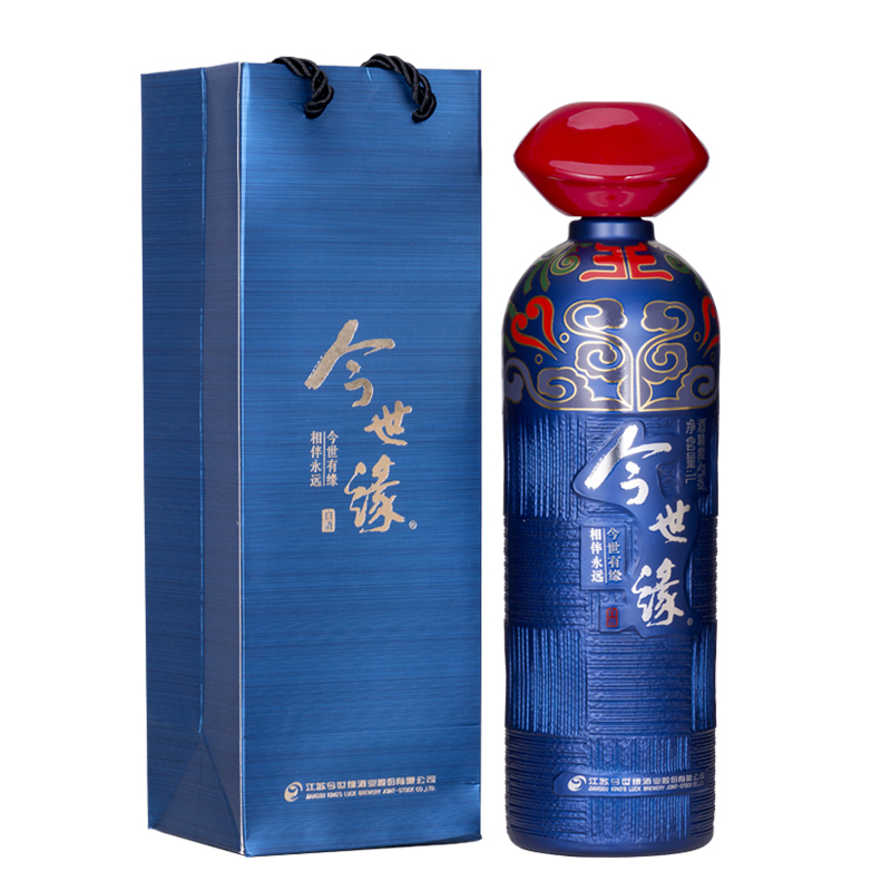 今世缘42度鸿运当头1L白酒整箱六瓶