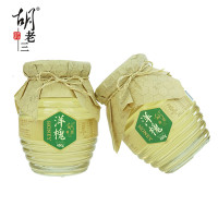 【中华特色】镇江馆 胡老三 洋槐蜂蜜 洋槐蜜 槐花蜜1800g（450克*4瓶） 玻璃瓶装 液态蜜 华东