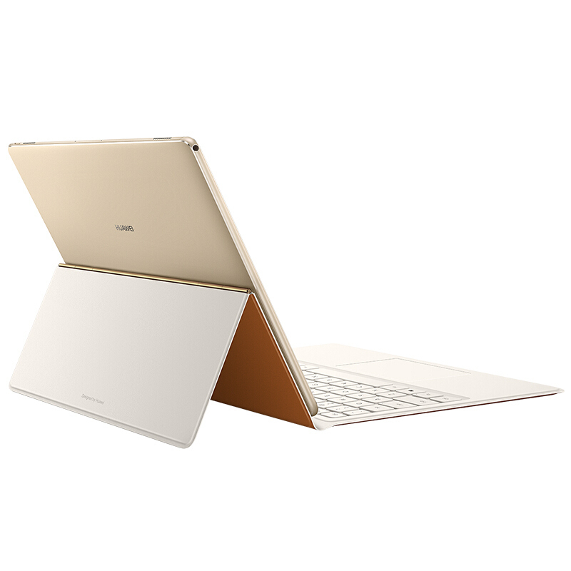 华为(HUAWEI) MateBook E 12英寸平板电脑笔记本二合一(m3-7Y30 4G 128GB固态 内含扩展坞 2K高清屏 含正版office 香槟金)