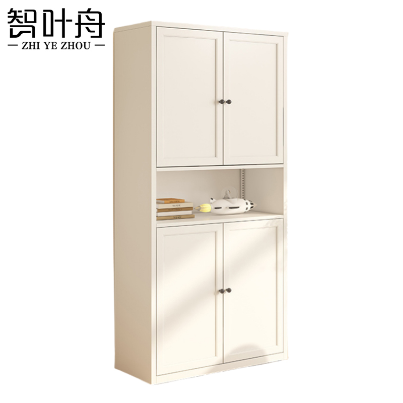 智叶舟钢制储物柜两门中空80*35*200cm台高清大图