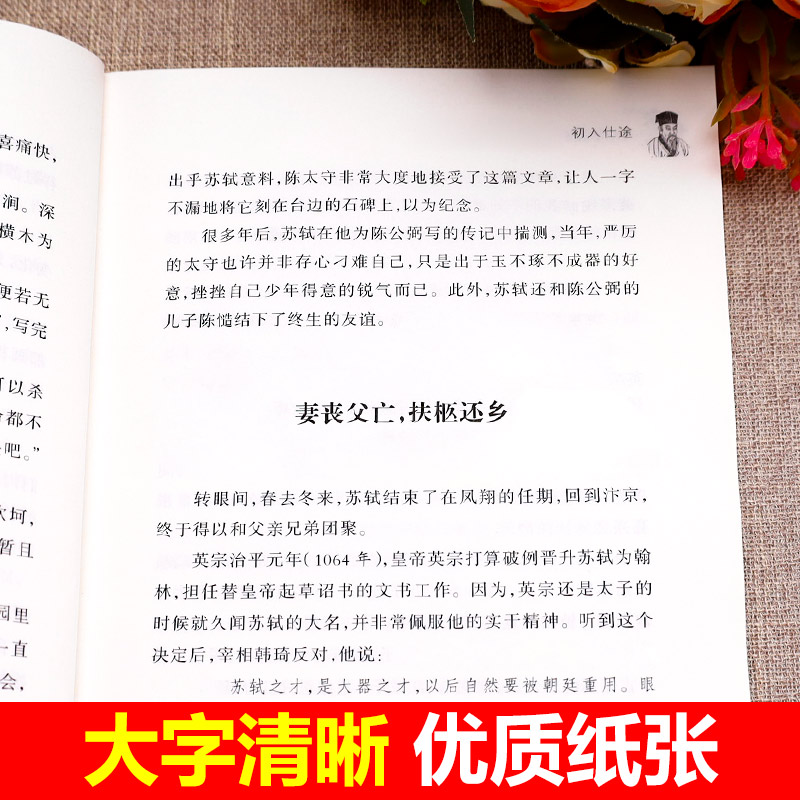 [正版]老师 苏轼中国名人传记中小学生课外书经典名人故事书四五六七八九年级课外必读9-12-15岁青少年励志成长名人成高清大图