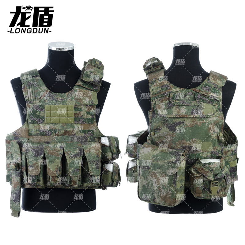 龙盾战斗携行具战术背心快拆全套作战装具防弹衣军迷装备丛林荒漠水墨纹