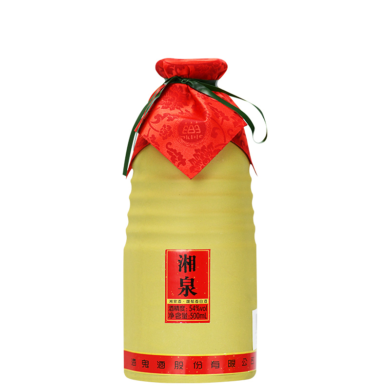 [2020年份,库存不多]酒鬼酒54度湘泉500ML*6瓶裸瓶装馥郁香型国产高度白酒口粮酒湘泉简优高清大图