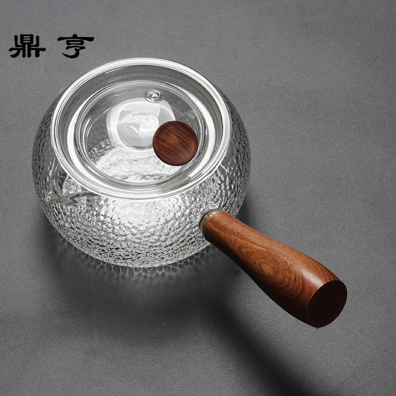 鼎亨玻璃煮茶壶 耐高温水壶家用泡茶壶过滤玻璃茶具功夫茶配 耐热