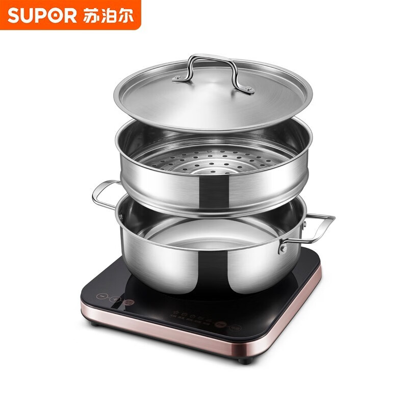 苏泊尔(SUPOR)匀猛火滑控调节微晶面板一键爆炒智能定时电磁炉C21-IC20高清大图