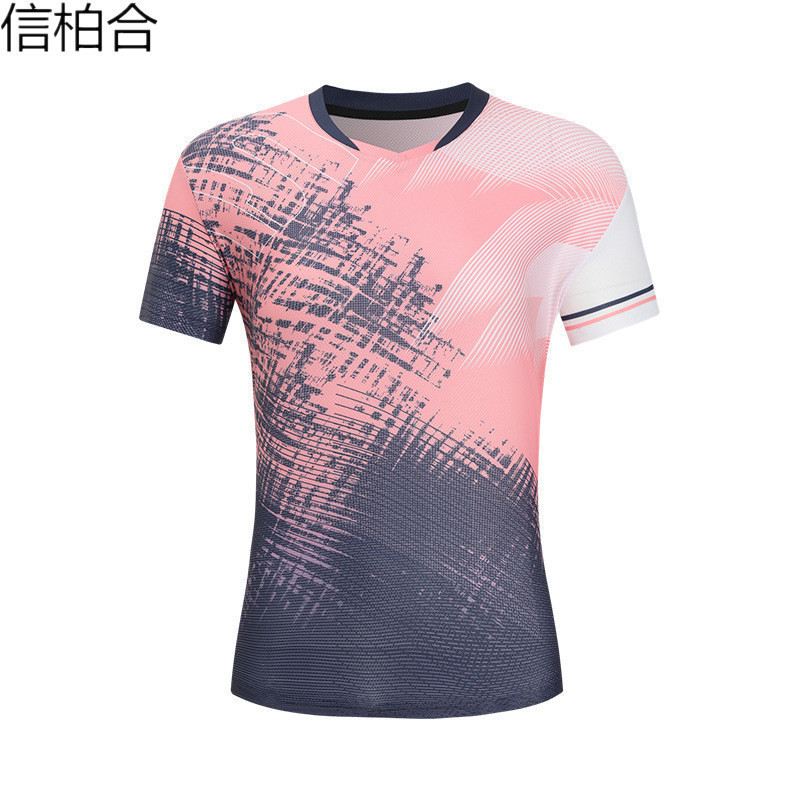 信柏合羽毛球服XH001/套高清大图