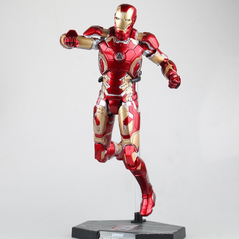 hc复联4钢铁侠手办mk43模型mk42仿合金属反浩克装甲机甲玩具人偶hc
