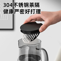 JEKO&JEKO 夏季冰箱冷水壶凉水杯玻璃耐高温家用柠檬凉茶储水泡茶壶大容量套装