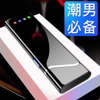 2019新款充电打火机男士usb电子女士小巧简约智能感应钨丝点烟器
