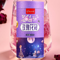 忆江南养生茶玫瑰花茶礼物大朵花冠茶玫瑰花冠纸罐装65g