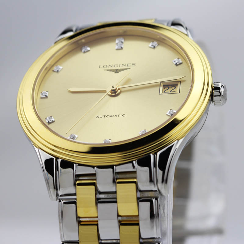 LONGINES浪琴 军旗系列 钢带机械男表L4.774.3.37.7