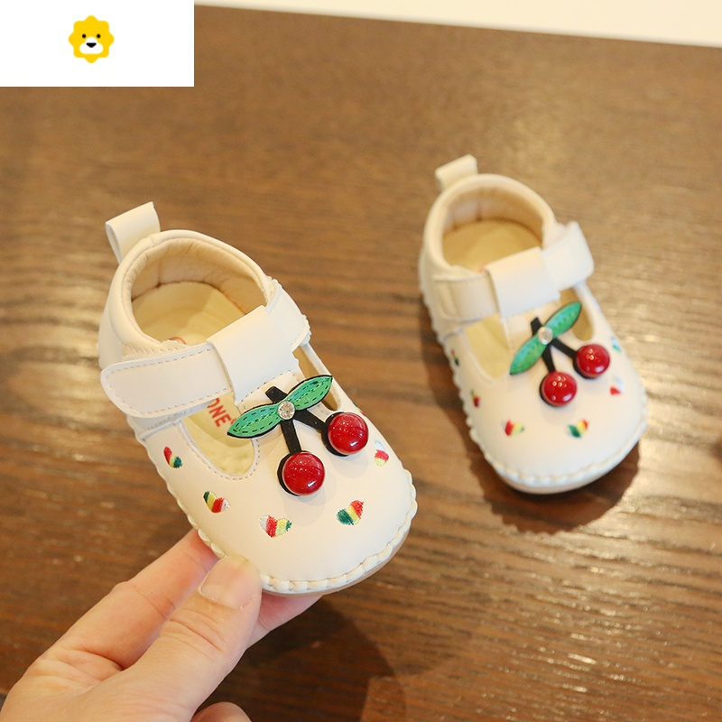 喻娄软底婴儿鞋子公主鞋女10透气0一2周岁36个月宝宝鞋8学步凉鞋夏季