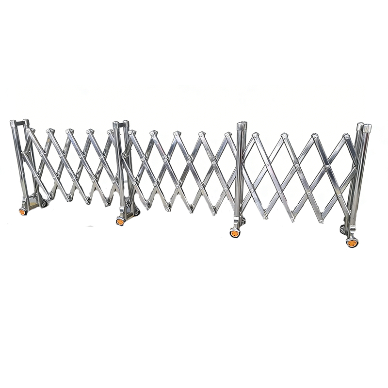 华夏京铁城 不锈钢伸缩门 6m 组