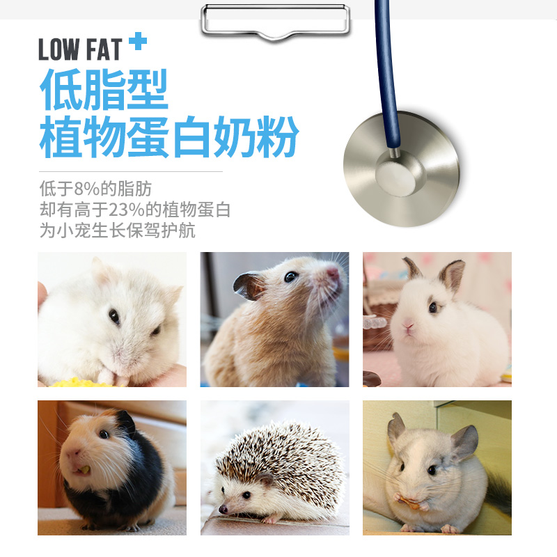 仓鼠粮食羊奶粉营养膏金丝熊花枝鼠兔子代乳粮食用品100g高清大图