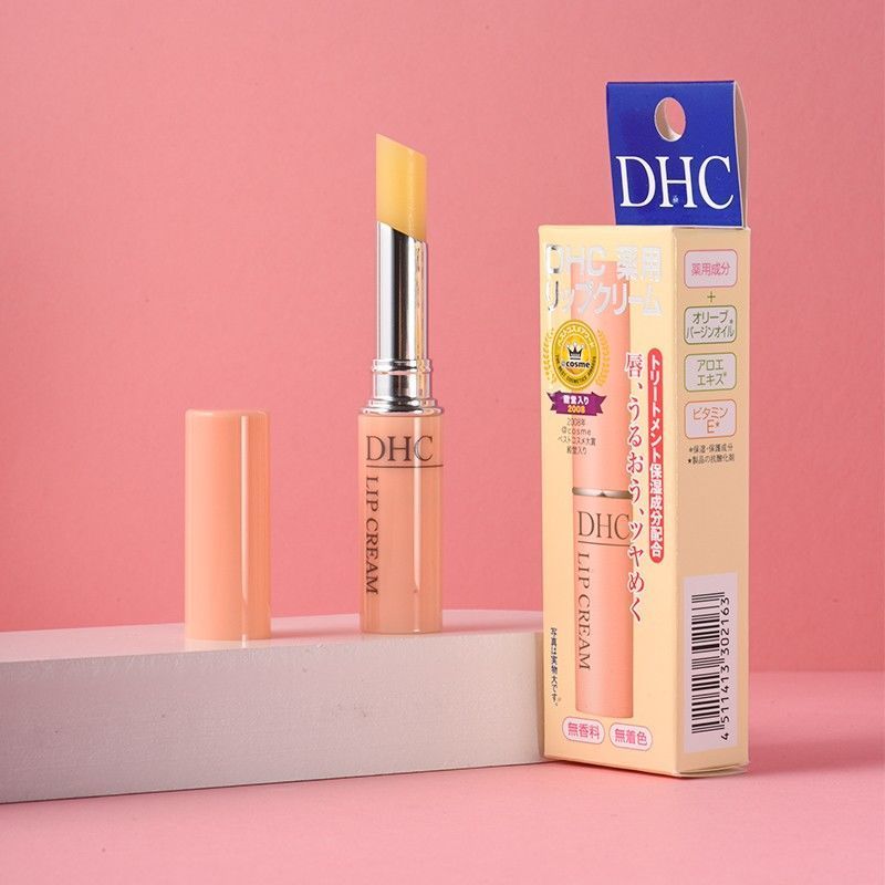 dhc润唇膏滋润保湿补水皮防干裂橄榄护唇膏唇膜15g日本dhc唇膏视频