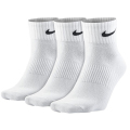 耐克NIKE男子中袜袜子三双装EVERYDAY 运动袜SX7677-100 SX7677-100白 M(24-26)cm