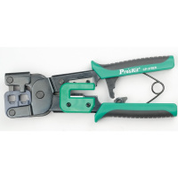 宝工 Pro'sKit CP-376ER 6/8P铁柄网络棘轮压着钳