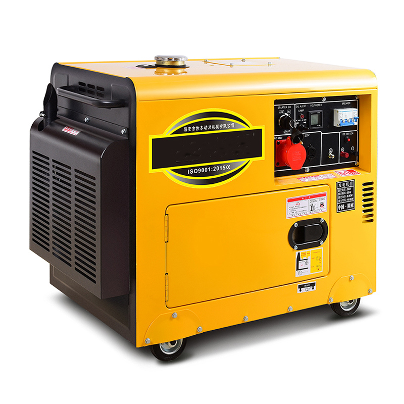 全自动雅格柴油发电机/7kw小型静音无人值守发电机