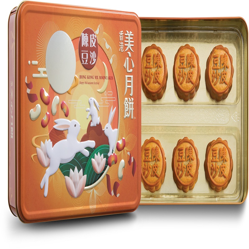 美心陈皮豆沙月饼礼盒420g