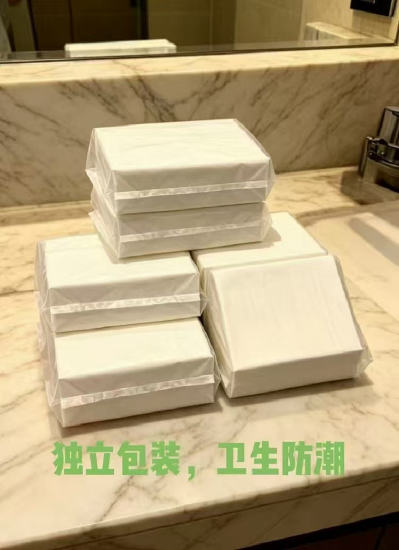 柔沁雅 RQY-200 双层复合擦手纸 210*210mm 200抽/包(计价单位:包)高清大图