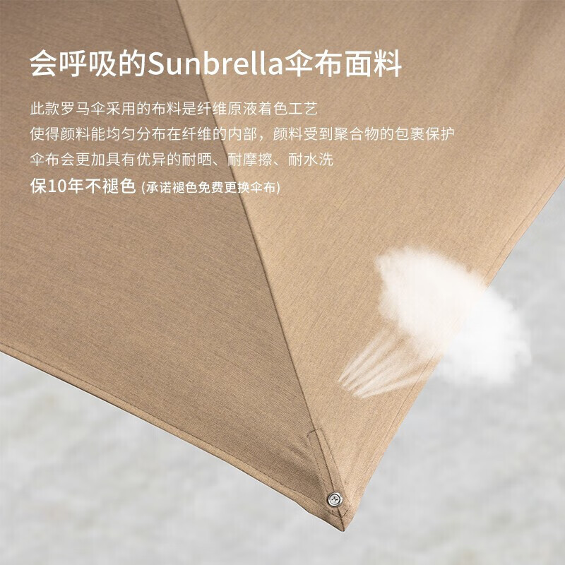 紫叶花园遮阳伞庭院伞室外大型户外太阳伞别墅露台伞户外伞罗马伞高清大图