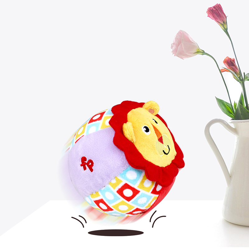 费雪(Fisher-Price)音乐蹦蹦球婴儿玩具0-1岁男女孩跳跳球3-6个月新生儿音乐玩具 狮子音乐蹦蹦球
