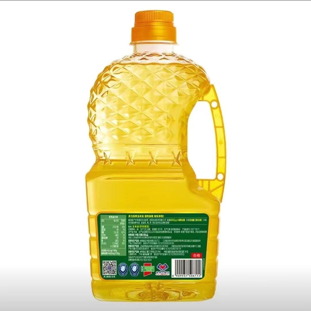 多力 压榨玉米油 1.8L 非转基因 食用油 新老包装 多产地随机发货高清大图