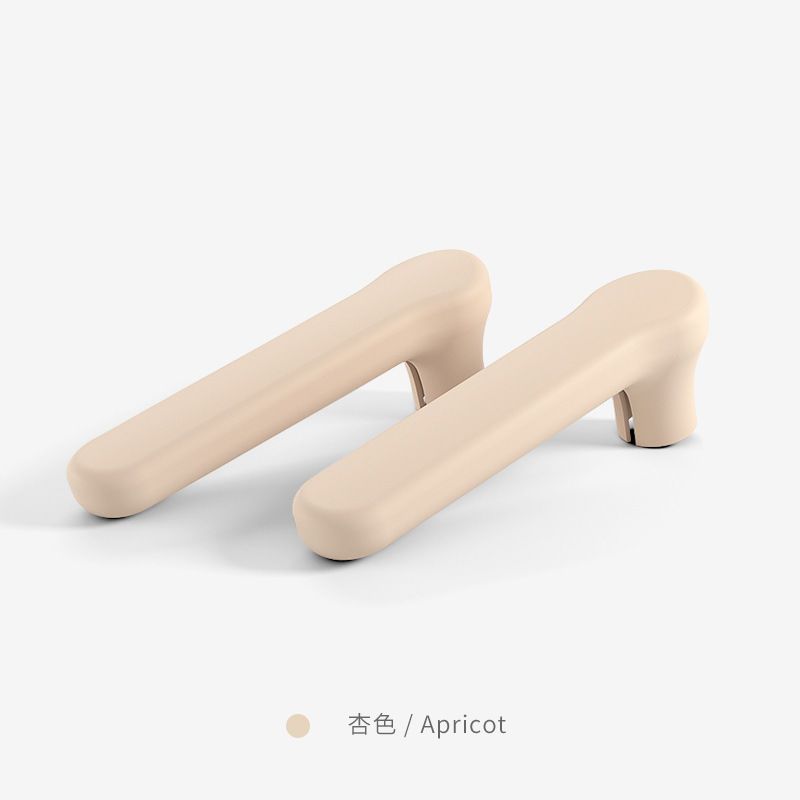 光滑硅胶安全门把手保护套把手防撞垫儿童防磕防碰头门把手保护套 黑色一只装
