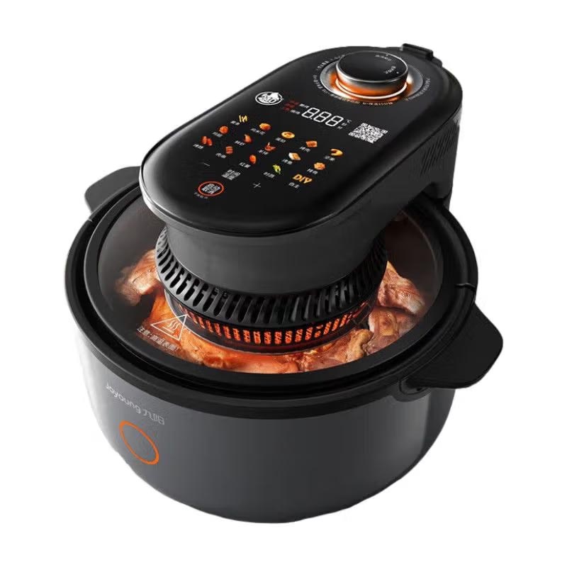 九阳(Joyoung) 速嫩烤空气炸锅 不用翻面 可视5.5L大容量 KL55-V2Fast