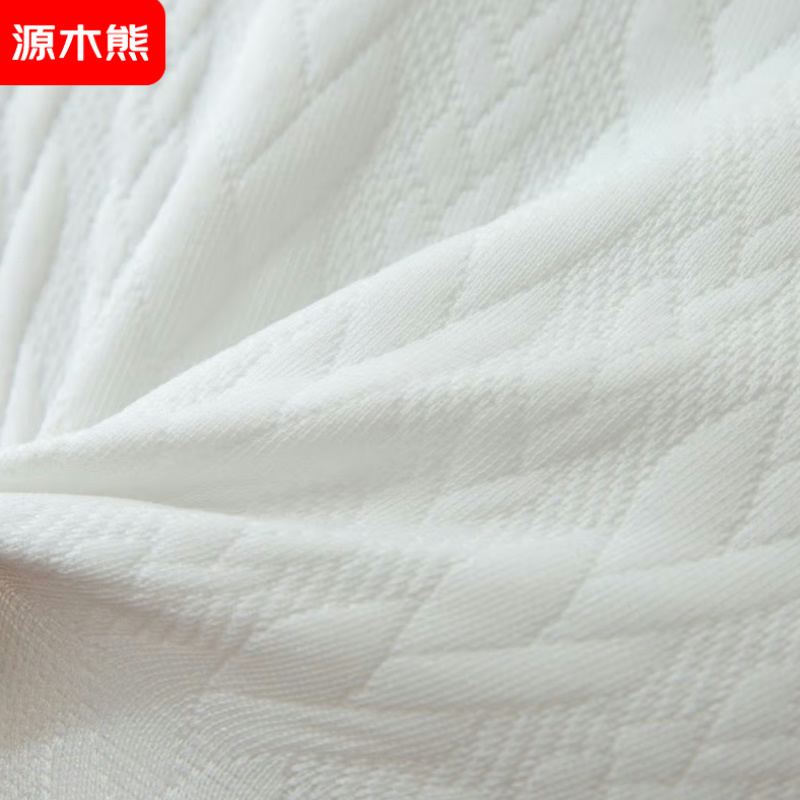 源木熊高弹记忆棉不塌陷深睡护颈椎枕柔软助眠针织枕芯
