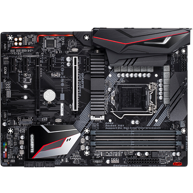 技嘉Z390 GAMING X 主板+英特尔i7 9700KF+金士顿KVR 2400 8PCX2+技嘉GP-P650B