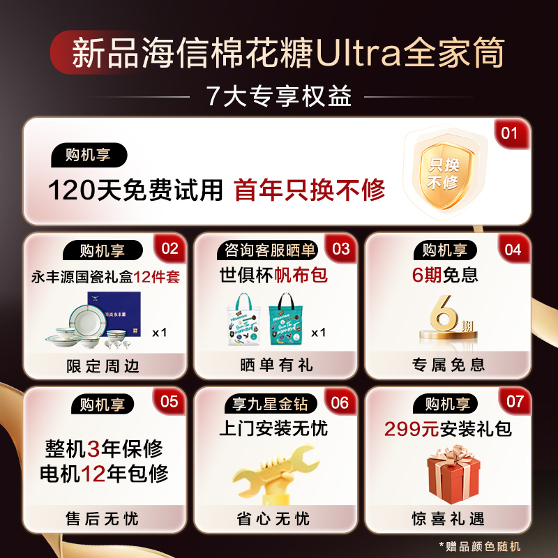 海信新品棉花糖Ultra全家筒三筒懒人洗衣机洗烘一体自由组合热泵洗烘活水健康曜石灰WH130U9Q+WV20G