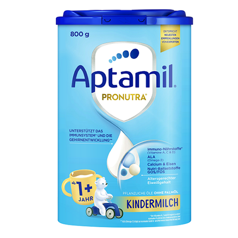 原装进口德国爱他美AptamilAptamil婴幼儿牛奶奶粉1+段(1-2岁)800g高清大图