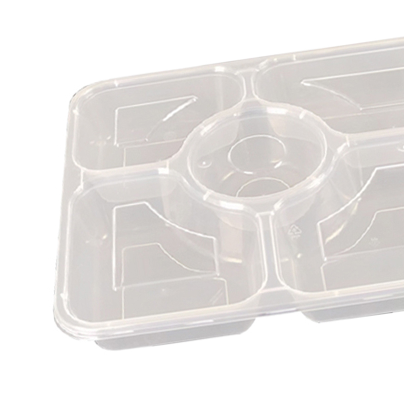 户美佳欣 一次性餐盒 1250ml大五格/个高清大图