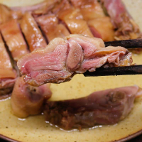 [中华特色]六安馆牧鹅风干咸香板鸭腊鸭1只/(700-850)g 安徽特产手工腌制风干鸭腊肉