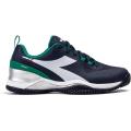 迪亚多纳(DIADORA)男子网球鞋专业级缓震耐磨运动鞋硬地红土场适 Blue_Corsair/White 42.5