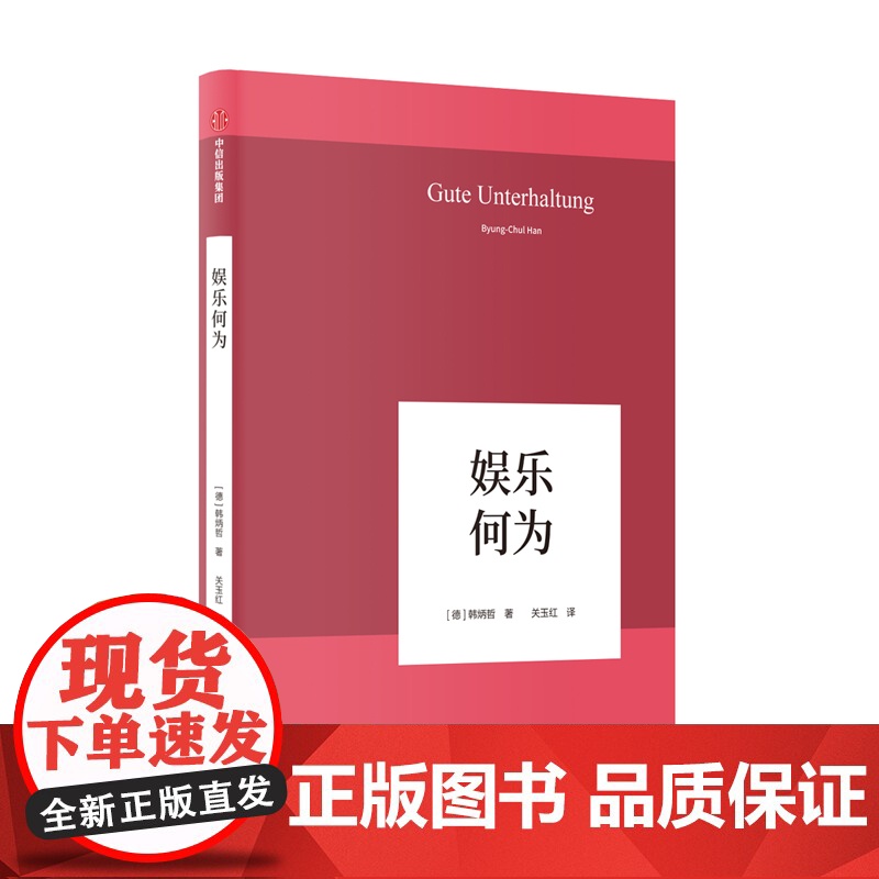 娱乐何为 韩炳哲 中信出版社 正版书籍高清大图