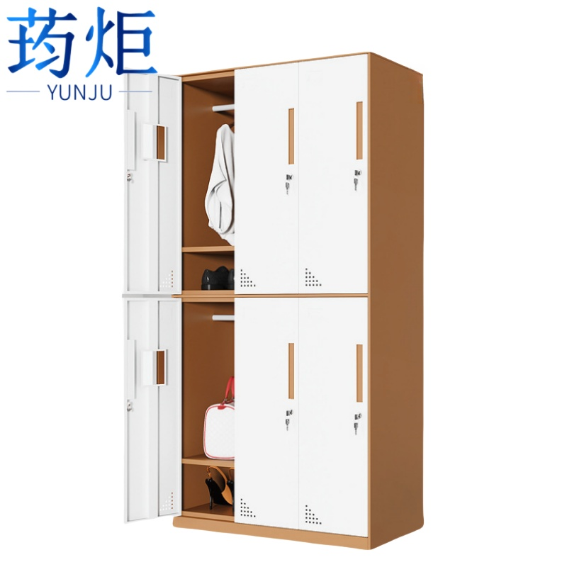 荺炬员工柜六门台高清大图