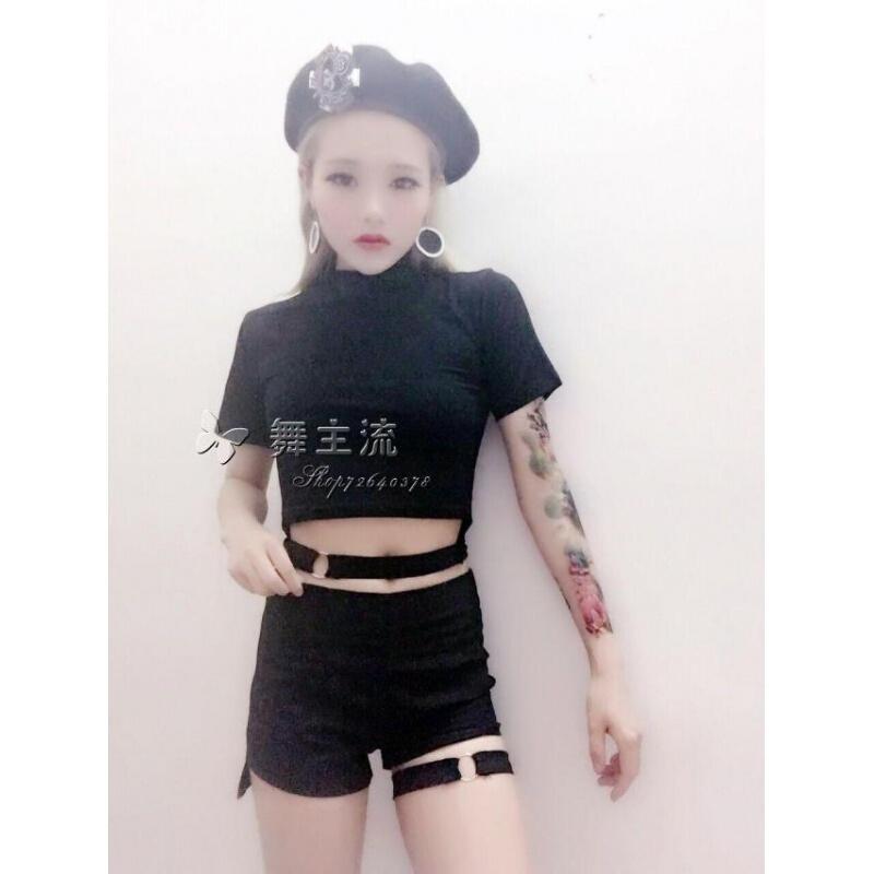 新款夜店酒吧dj女歌手舞台装ds演出服爵士舞服装jazz表演嘻哈街舞