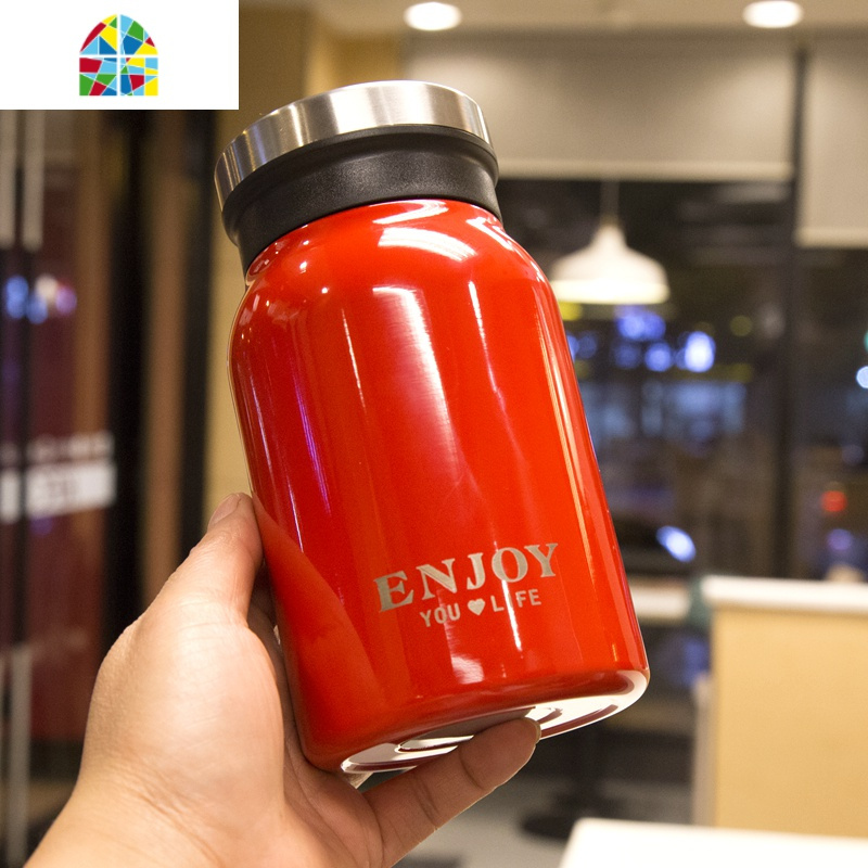 大容量户外过滤网便携手提不锈钢男女士泡茶水带保温杯