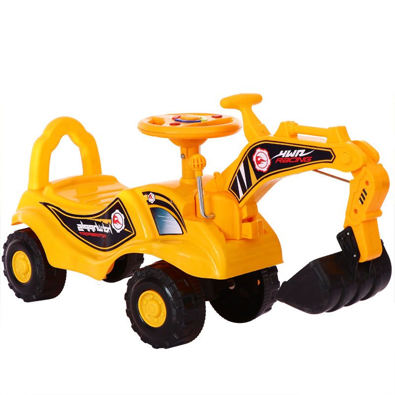 儿童电动挖土机推土机挖机钩机大号挖掘机可坐可骑玩具车工程车