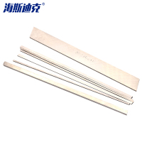 海斯迪克 gnjz-2051白钢条 高速钢工具钢 木工车刀雕刻刀 白钢刀篆刻刀木雕核雕刀具 3*20*200mm(2根)
