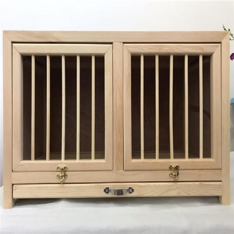 上翻门长60宽30高35 鸽具巢箱鸽子信鸽配对笼赛飞巢箱 木质巢箱配对笼