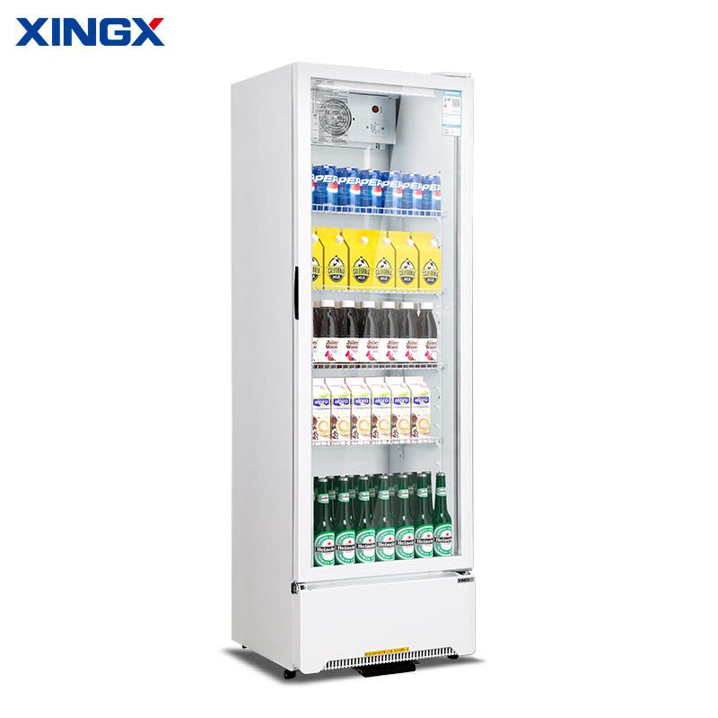 星星(XINGX)291升直冷侧开门一级能效商用展示柜立式展示啤酒饮料柜冷藏柜冰柜LSC-310FP图片
